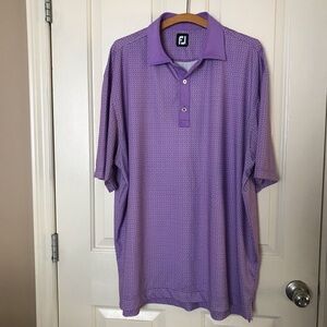 FootJoy Men's Purple Polo Shirt Size XL